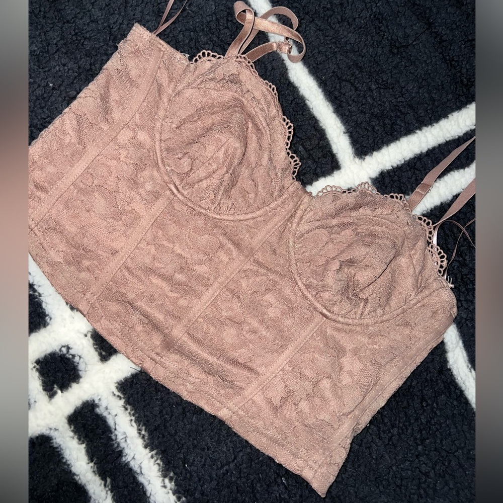 Rose gold Crop top